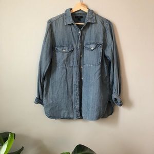 Jcrew denim button up